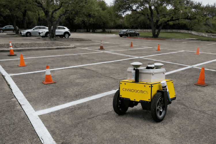 Civ Robotics for Parking Lot Striping